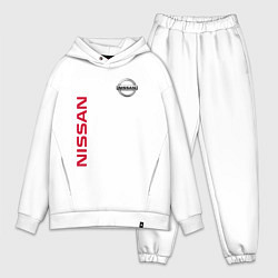 Мужской костюм оверсайз Nissan Style, цвет: белый