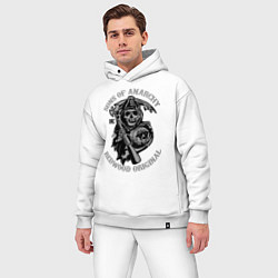 Мужской костюм оверсайз Sons of Anarchy: Redwood Original, цвет: белый — фото 2