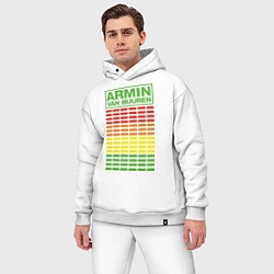 Мужской костюм оверсайз Armin van Buuren: EQ, цвет: белый — фото 2