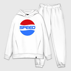 Мужской костюм оверсайз Pepsi Speed, цвет: белый