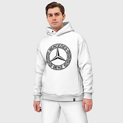 Мужской костюм оверсайз Mercedes-Benz, цвет: белый — фото 2