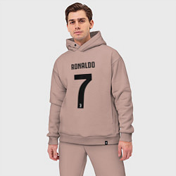 Мужской костюм оверсайз RONALDO 7, цвет: пыльно-розовый — фото 2
