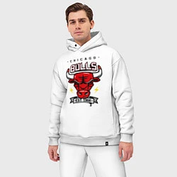 Мужской костюм оверсайз Chicago Bulls est. 1966, цвет: белый — фото 2