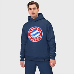 Мужской костюм оверсайз Bayern Munchen FC, цвет: тёмно-синий — фото 2
