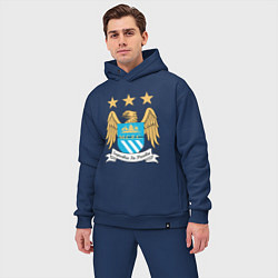 Мужской костюм оверсайз Manchester City FC, цвет: тёмно-синий — фото 2