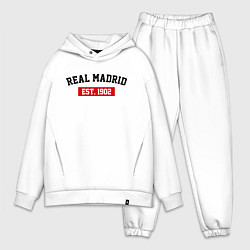 Мужской костюм оверсайз FC Real Madrid Est. 1902