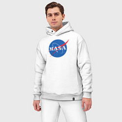 Мужской костюм оверсайз NASA: Masa, цвет: белый — фото 2