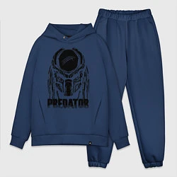 Мужской костюм оверсайз Predator Mask, цвет: тёмно-синий