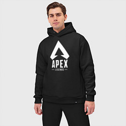 Мужской костюм оверсайз Apex Legends, цвет: черный — фото 2