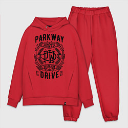 Мужской костюм оверсайз Parkway Drive: Australia, цвет: красный