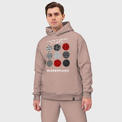 Мужской костюм оверсайз TOP: Blurryface, цвет: пыльно-розовый — фото 2