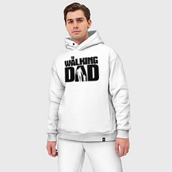 Мужской костюм оверсайз The walking dad, цвет: белый — фото 2