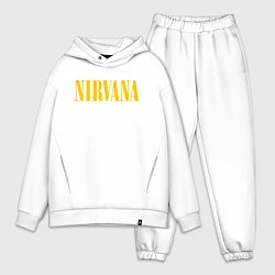 Мужской костюм оверсайз NIRVANA, цвет: белый