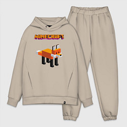 Мужской костюм оверсайз Minecraft - лиса