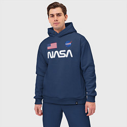 Мужской костюм оверсайз NASA, цвет: тёмно-синий — фото 2