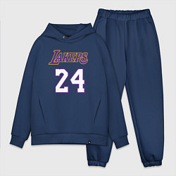 Мужской костюм оверсайз Lakers 24, цвет: тёмно-синий