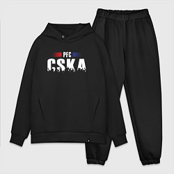 Мужской костюм оверсайз PFC CSKA, цвет: черный