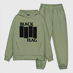 Мужской костюм оверсайз BLACK FLAG