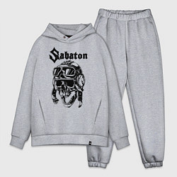 Мужской костюм оверсайз Sabaton