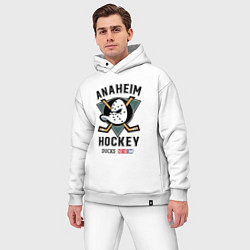 Мужской костюм оверсайз ANAHEIM DUCKS, цвет: белый — фото 2