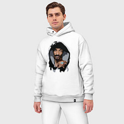 Мужской костюм оверсайз Snoop Dogg, цвет: белый — фото 2