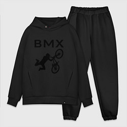 Мужской костюм оверсайз Велоспорт BMX Z, цвет: черный
