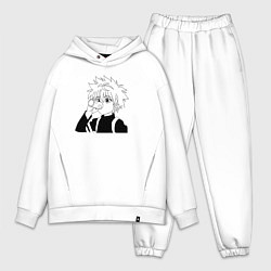 Мужской костюм оверсайз Killua Hunter x Hunter Киллуа, цвет: белый