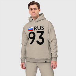 Мужской костюм оверсайз RUS 93, цвет: миндальный — фото 2
