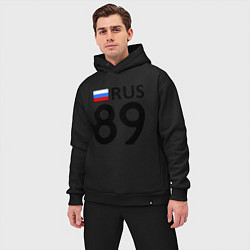 Мужской костюм оверсайз RUS 89, цвет: черный — фото 2