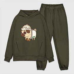 Мужской костюм оверсайз Сладкий мопс