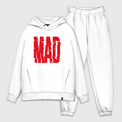Мужской костюм оверсайз MAD, цвет: белый