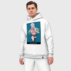 Мужской костюм оверсайз Элизабет, цвет: белый — фото 2