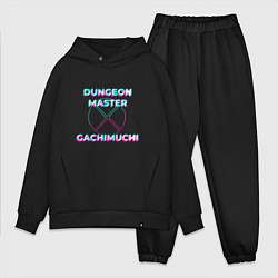Мужской костюм оверсайз Гачи Dungeon Master Glitch, цвет: черный