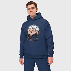 Мужской костюм оверсайз Baby Nero, цвет: тёмно-синий — фото 2