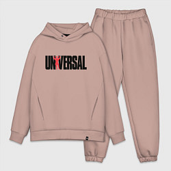Мужской костюм оверсайз ANIMAL UNIVERSAL ЭНИМАЛ, цвет: пыльно-розовый