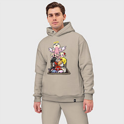 Мужской костюм оверсайз THE BINDING OF ISAAC, цвет: миндальный — фото 2