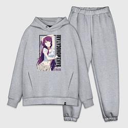 Мужской костюм оверсайз Bakemonogatari, цвет: меланж