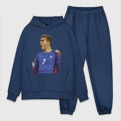 Мужской костюм оверсайз Antoine Griezmann, цвет: тёмно-синий