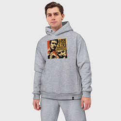 Мужской костюм оверсайз Карты, деньги, два ствола Фильм Гая Ричи, цвет: меланж — фото 2