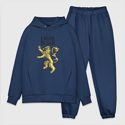 Мужской костюм оверсайз Lannister Hear me Roar, цвет: тёмно-синий