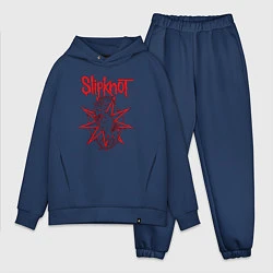 Мужской костюм оверсайз Slipknot Slip Goats Art, цвет: тёмно-синий