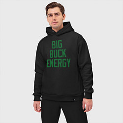 Мужской костюм оверсайз Big Buck Energy, цвет: черный — фото 2