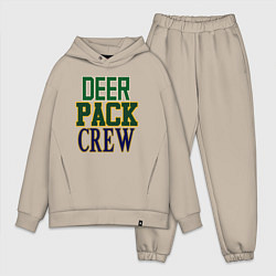 Мужской костюм оверсайз Deer Pack Crew