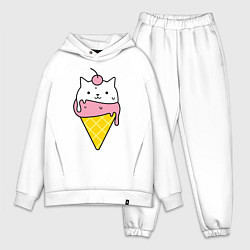 Мужской костюм оверсайз Ice Cream Cat