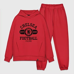 Мужской костюм оверсайз Chelsea Football Club, цвет: красный