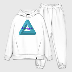 Мужской костюм оверсайз GRAPE MERCH, цвет: белый