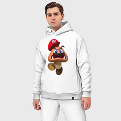 Мужской костюм оверсайз Goomba, цвет: белый — фото 2