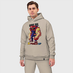 Мужской костюм оверсайз Big Mario, цвет: миндальный — фото 2