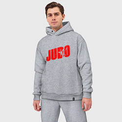 Мужской костюм оверсайз Judo Sport, цвет: меланж — фото 2