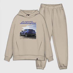 Мужской костюм оверсайз Lamborghini Urus Sport